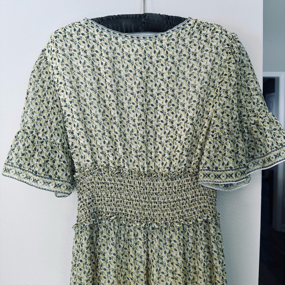 Max Studio printed dress, size L; Excellent pre-owned condition - Picture 3 of 5